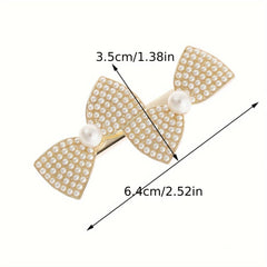 Golden Bow Hairpin Hair Clip