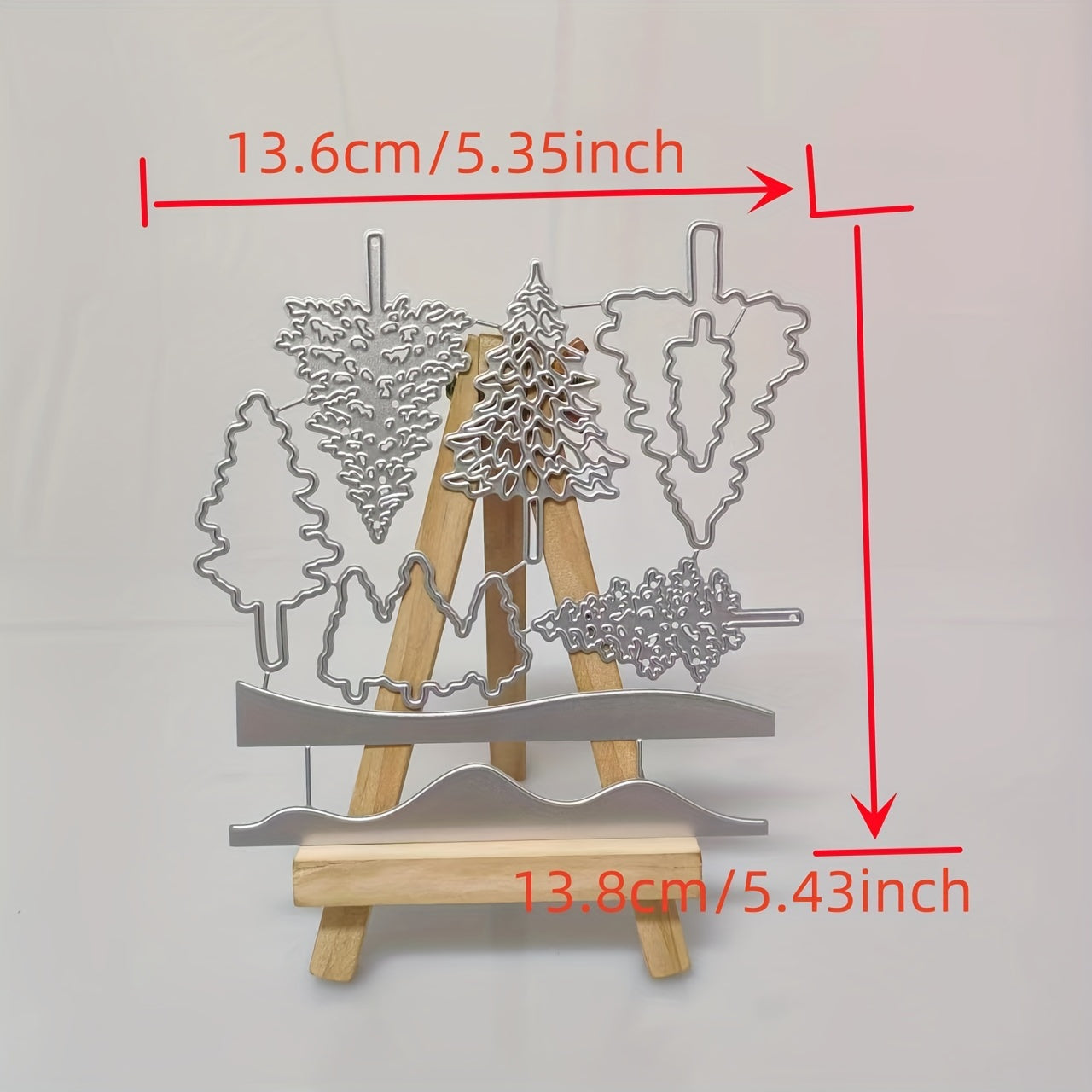 Trees Metal Cutting Dies And Stamps For Scrapbooking DIY Craft