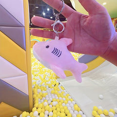 Ocean Animal Stuffed Toy Shark Doll Keychain Pendant For Boys