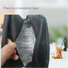 Portable Insulated Lunch Storage Bag Waterproof Aluminu