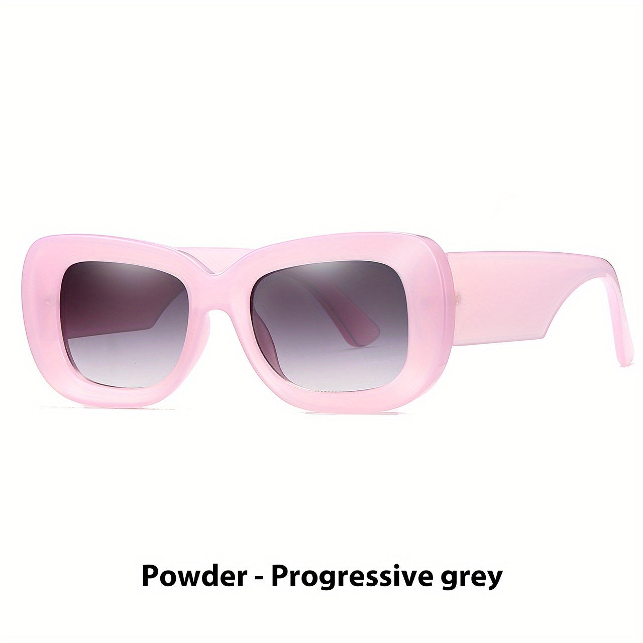 Large Square Sunglasses Casual Gradient Glasses UV400