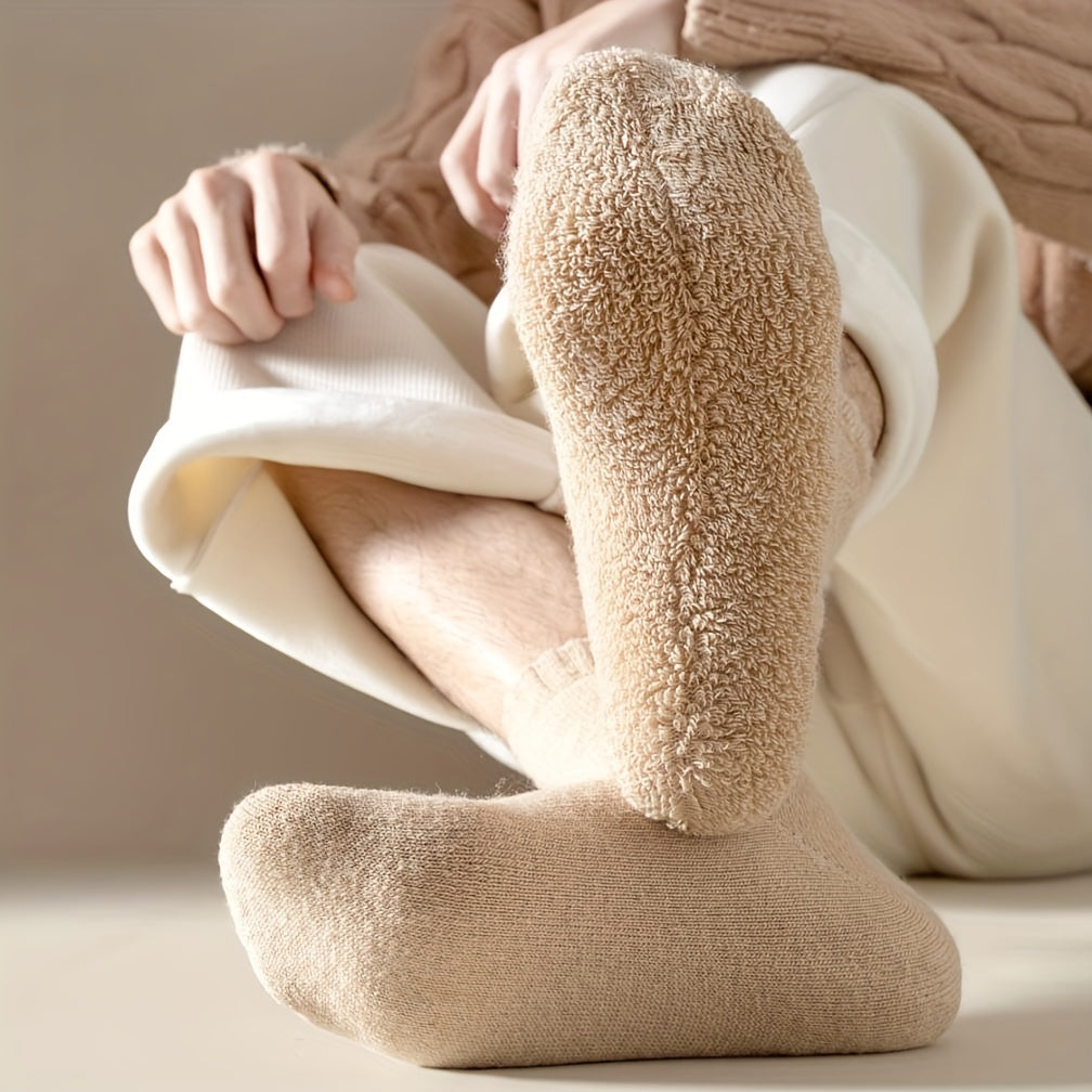 Winter Thermal Socks Extra Thick Outdoor Snow Socks For Men Women