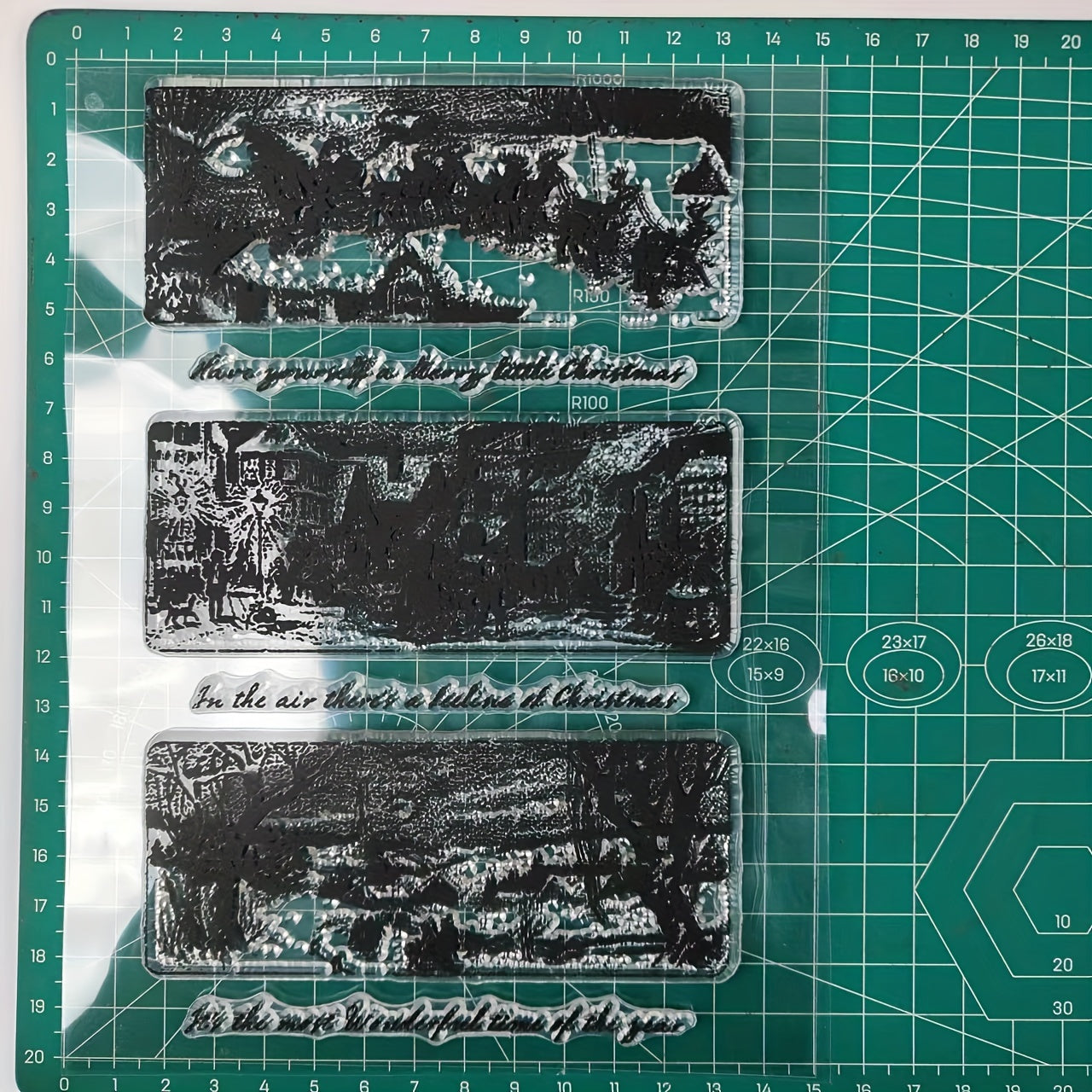 1pc Christ Clear Stamps For Scrapbooking Embossing DIY Template Greeting Card