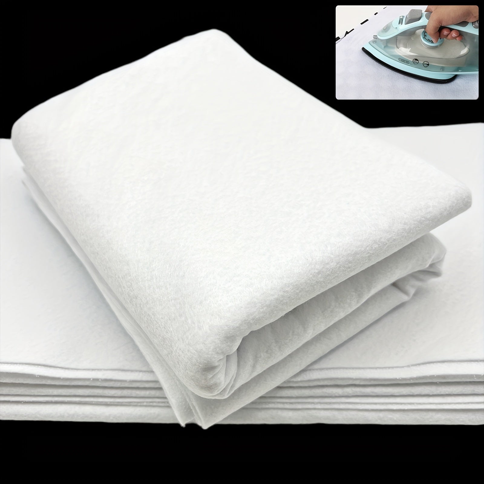 Iron On Fusible Fleece Interfacing 39x72 inch Non-Woven Batting