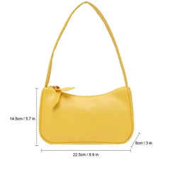 63HC Women Ladies Retro Underarm Shoulder Bag PU Leather Tote Purse Handbag