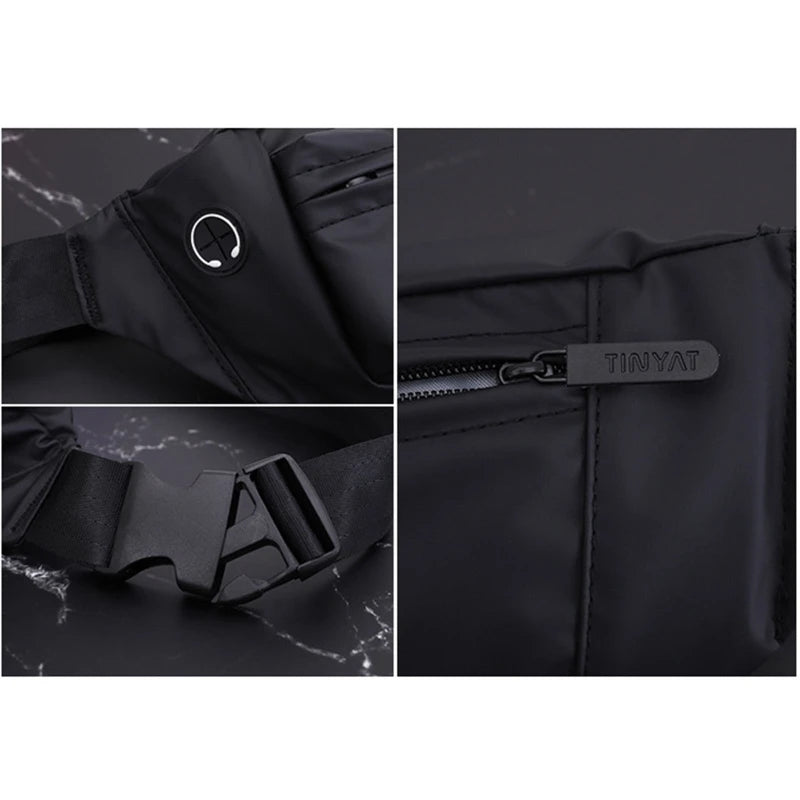 63HC Women's Bum Bag Nylon Phone Pouch for Travel