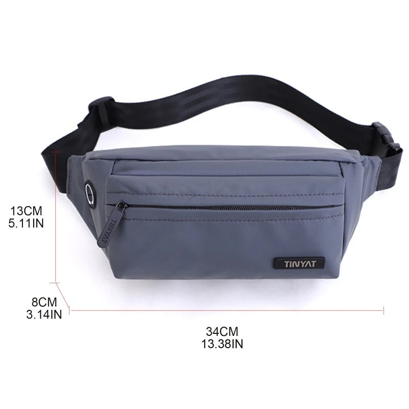 63HC Women's Bum Bag Nylon Phone Pouch for Travel