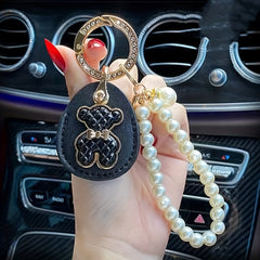 Bear Car Keychain Key Chain Lady Bag Pendant Mother's Key Ring