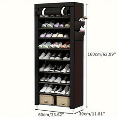Dustproof Shoe Cabinet with Large Capacity Shoe Rack