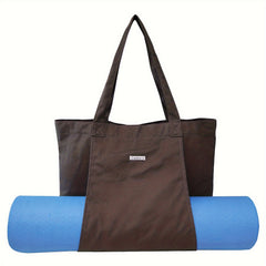 Large Capacity Yoga Mat Storage Bag Solid Handheld Sports Bag