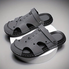 Men's Hollow Out Sandals Non Slip Closed Toe Shoes