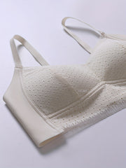 Lace Wireless Push Up Bra - Comfortable & Breathable