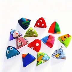 5pcs Triangle Sandbag for Kids Cartoon Design