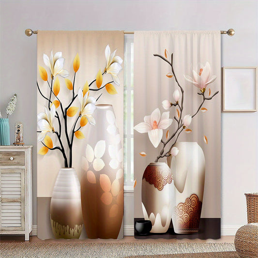 Set of 2 Nordic Modern Vases for Home Decor