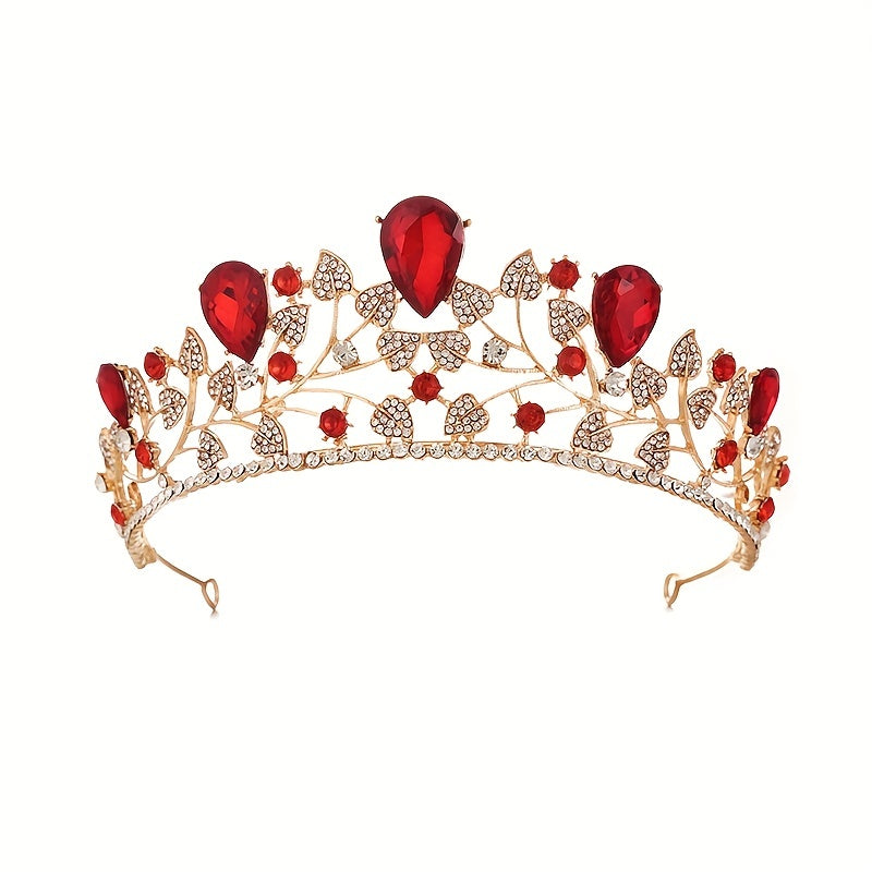 Crystal Rhinestone Crown Tiara Wedding Hair Accessories