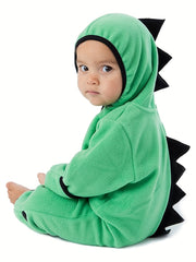 Fleece Baby Bunting Bodysuit Kids Hooded Romper Outerwear Toddler Warm Coat