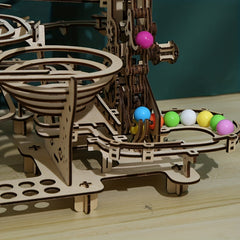 Time and Space Tunnel Rolling Ball 3D Stereo Wooden Puzzle Educational Toy