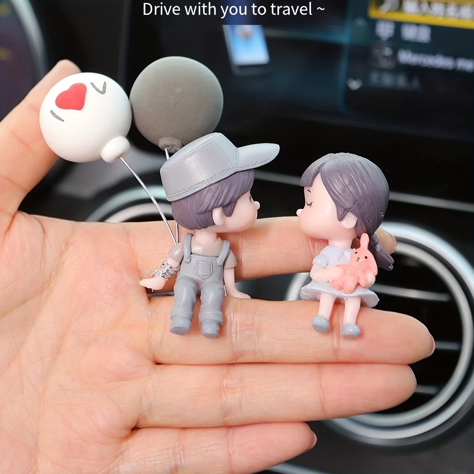 Car Interior Decoration Ornaments Lover Doll Home Decoration Ornaments