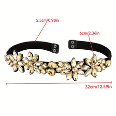 Vintage Crystal Waist Belt for Women Party Prom Wedding