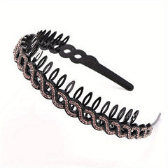 Red Waves Hair Band Anti-Slip Face Washing Hair Clip