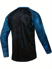 Men's V Neck Tee Casual Comfy T shirt for Spring & Fall