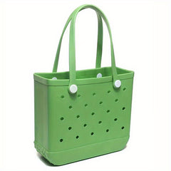 Large Beach Tote Bag Washable Open Hollow Handbag