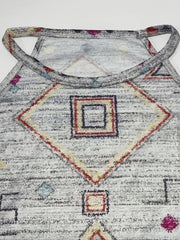 Geo Pattern Halter Vest Sleeveless Casual Top for Women