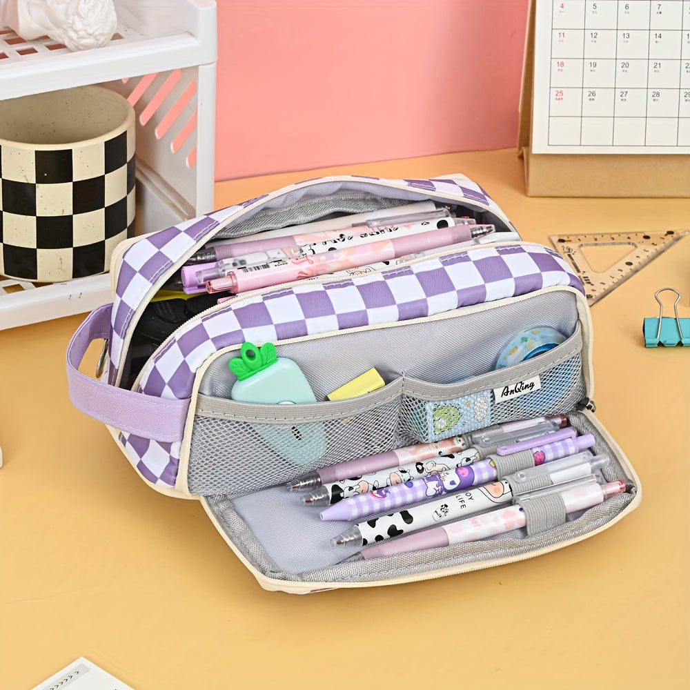 3-Layer Large Pencil Case Stationery Box Japanese Pencil Bag