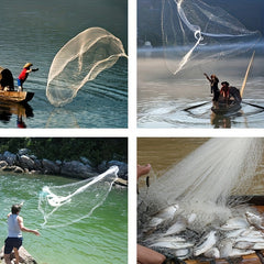 1pc Flying Disc Fishing Net Saltwater Fishing Cast Net