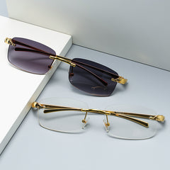 Rimless Vintage Sunglasses