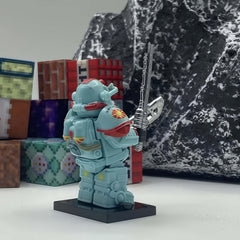 Mecha Power Dual Blade Model with Weapons and Armor