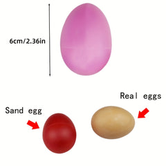 Plastic Musical Egg Maracas Shakers Toy