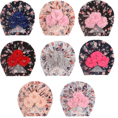 Baby Girl Flower Beads Cap Hair Accessories