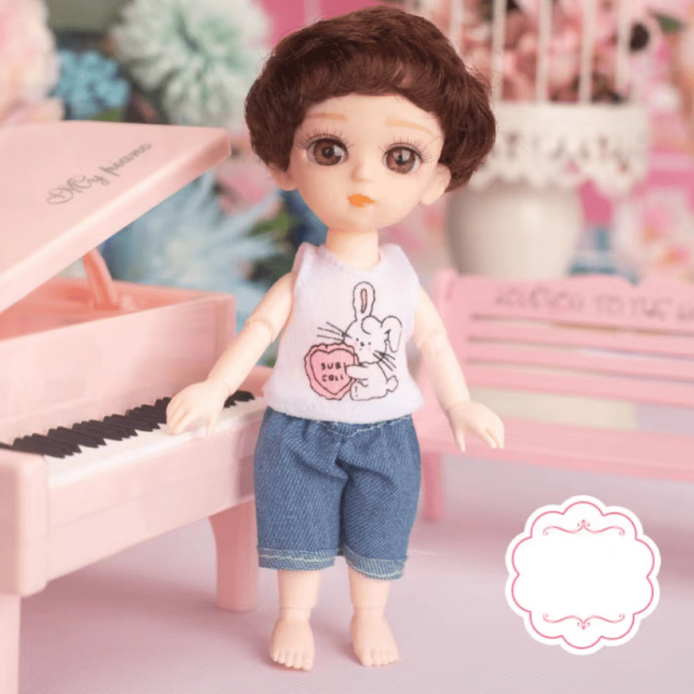 16 Cm BJD Doll Clothes Set, Doll Dress Up Toy Princess Dress Girl Gift