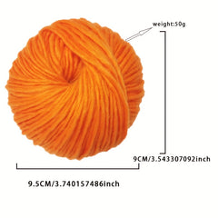 80% Acrylic 20% Wool Chunky Yarn for DIY Knitting 50g