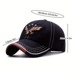 Men's Eagle Embroidery Baseball Cap Peaked Cap