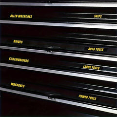 36 Piece Toolbox Label Sticker Set - Organize Your Toolbox In Style