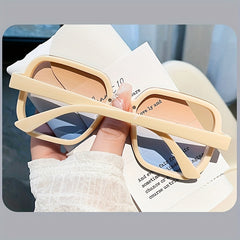 Square Rivet Gradient Sunglasses UV400