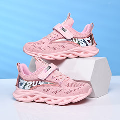Girls Soft Sole Sneakers Lightweight Breathable Non-slip Running Shoes