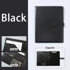 A4 Leather File Folder Business Manager Folder