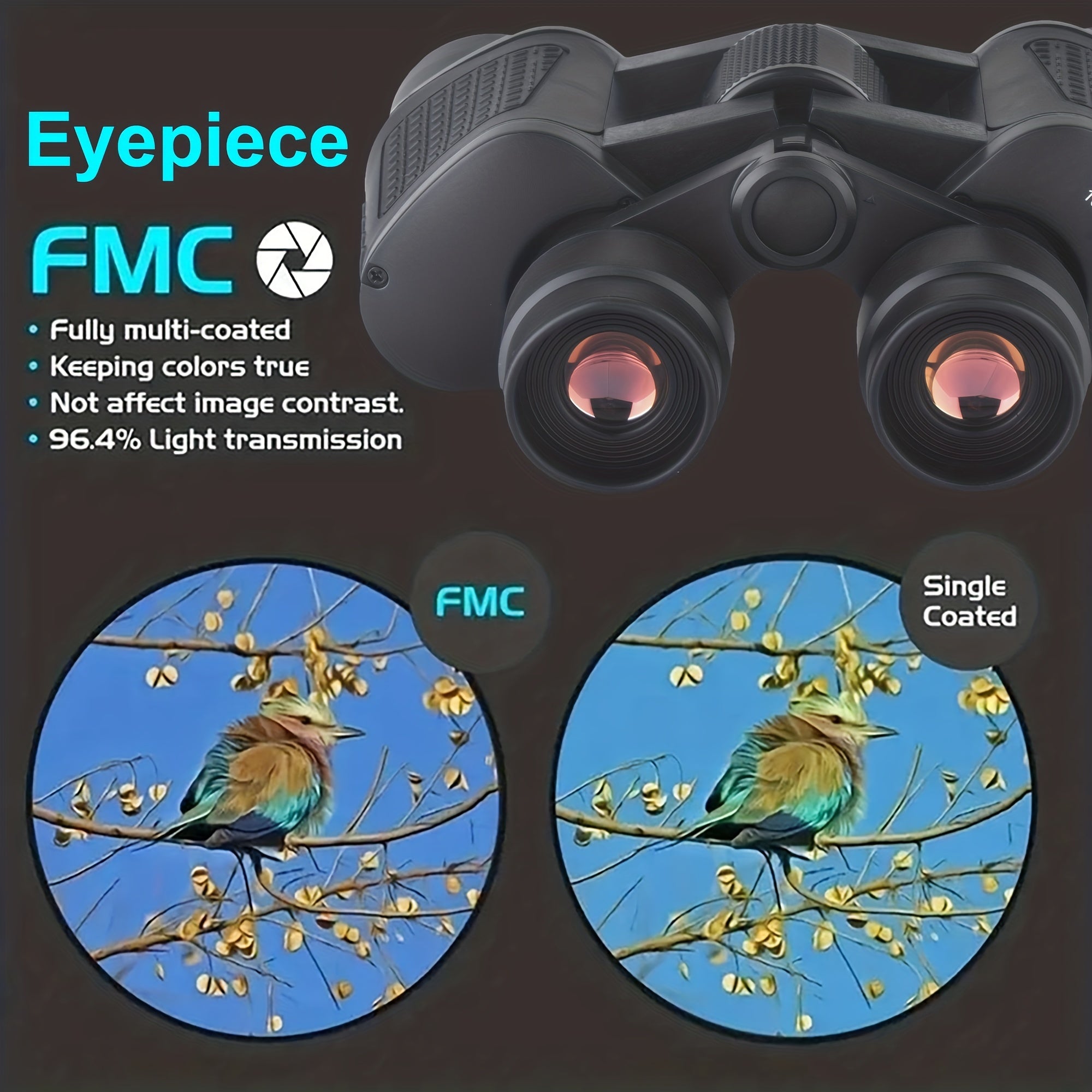 Professional 80x80 Binoculars for Outdoor Activities Clear Vision