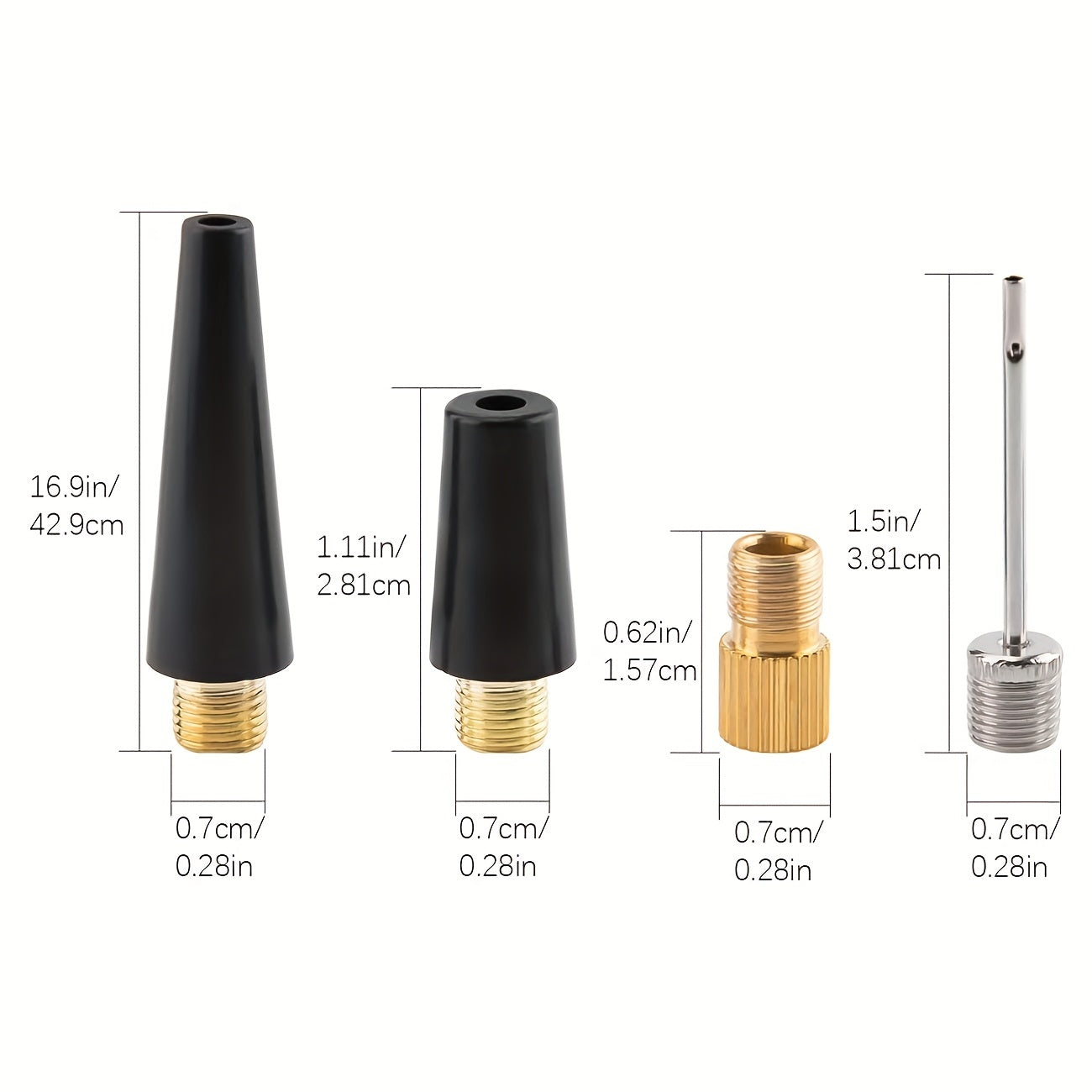 Ball Pump Needle Kit Tire Pump Adapter