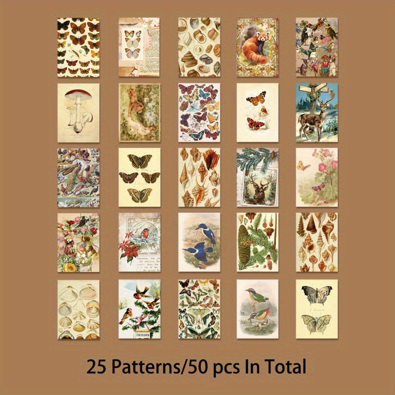 50 Christmas Scrapbook Sheets - DIY Crafts Gift Wrapping Supplies