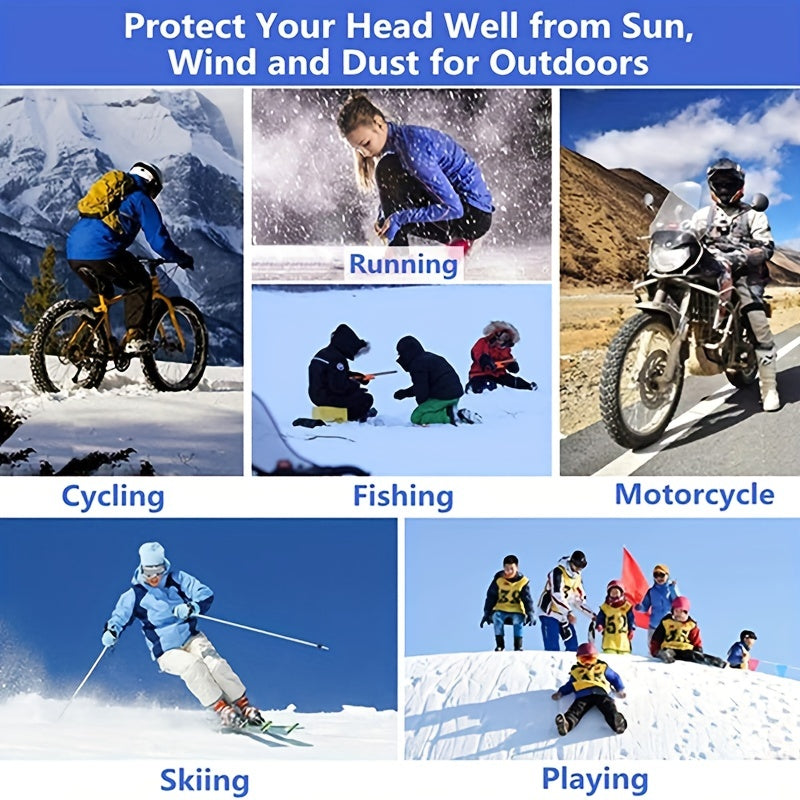 Balaklava Ski Mask Unisex UV Protection Neck Gaiter Windproof Dustproof