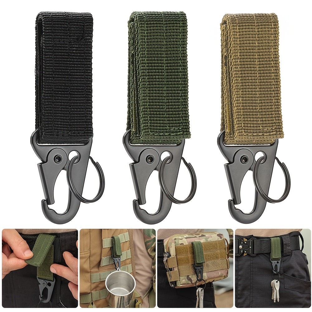 Adjustable Outdoor Carabiner Belt Buckle for Climbing Bag and Bottle