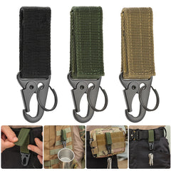 Adjustable Outdoor Carabiner Belt Buckle for Climbing Bag and Bottle