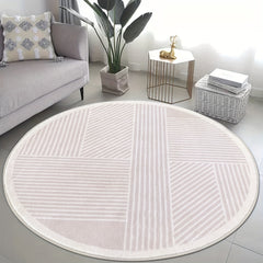 Non Slip Round Floor Carpet Mat for Home Decor