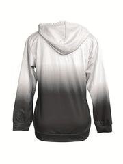 Casual Long Sleeve Hoodie Drawstring Hoodies Sweatshirt