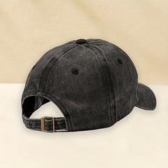 Washed Embroidery DOG MOM Baseball Cap Outdoor Sunscreen Peaked Cap