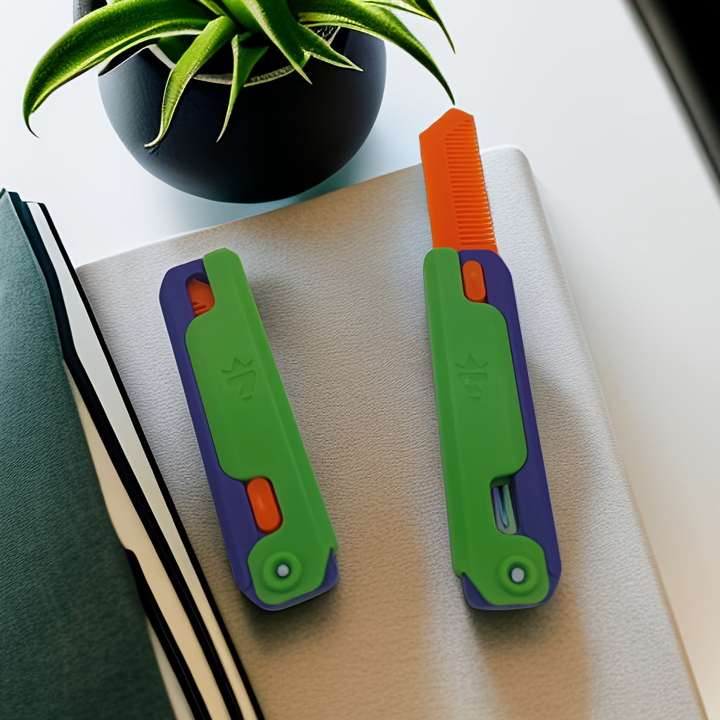 Folding Comb Gravity Stress Relief Toy Christmas Halloween Party Gift